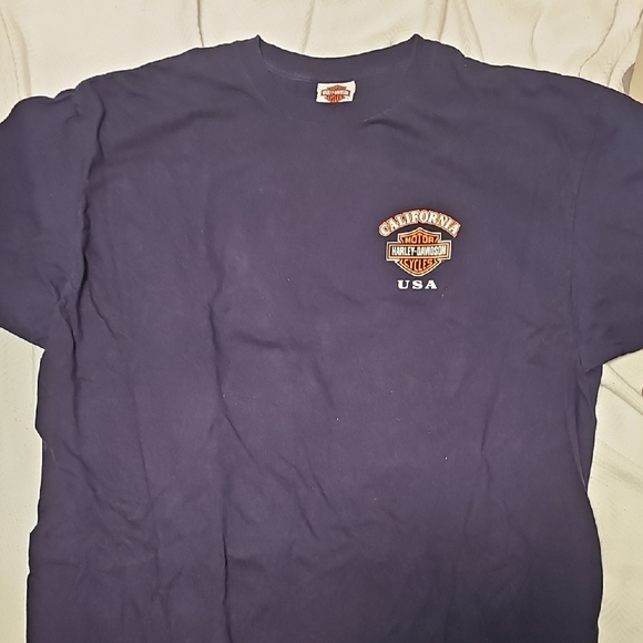 Harley-Davidson Men's Dark Blue California Tee - Picture 1 of 6